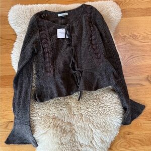 *NWT American Eagle Women's Dark Gray Sweater